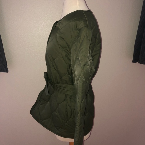 Billabong Quilted Green Jacket - Picture 6 of 11
